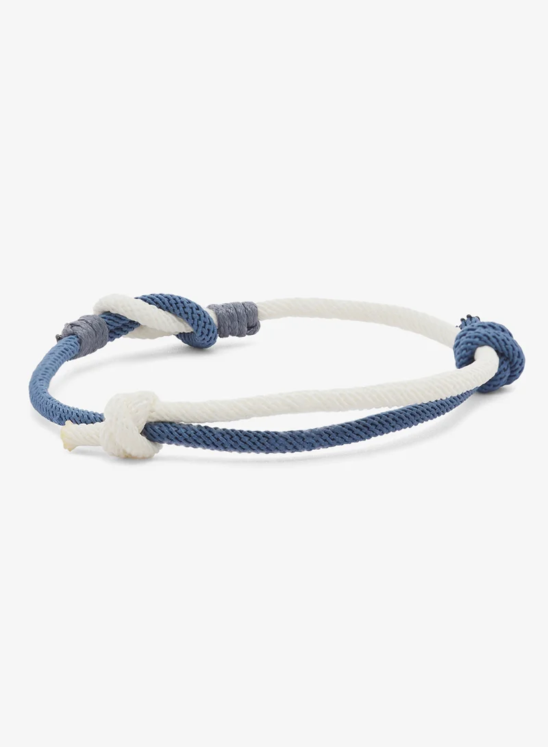 Seventy Five Forever Adjustable Knot Rope Bracelet